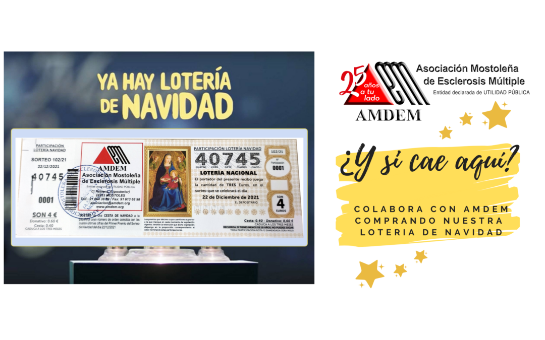 Loteria de Navidad AMDEM 2021